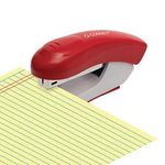 Half Strip Plastic Stapler Red