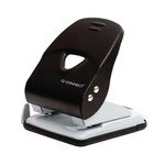Heavy Duty Metal Hole Punch Black