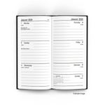 Slim Desk Diary Ptrt Wtv Black 2026