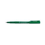 Q Connect Fineliner Pen 0.4 Grn Pk10