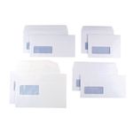 Q-Connect Envelope C6 Low Window Wht