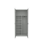 Steel Janitorial Clng Cupboard Slv