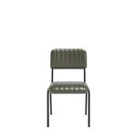Tovi Side Chair Green With Blk Frame