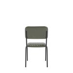 Tovi Side Chair Green With Blk Frame