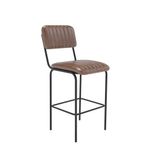 Tovi High Chair Brown Wth Black Frm