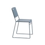 Titan Arc Hd Stacker Chair Steel Blu