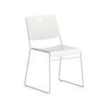 Titan Arc Hd Stacker Chair White