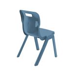 Retold 1 Piece Chair Sz 5 Steel Blu