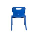 Titan One Piece Clsm Chair Blue