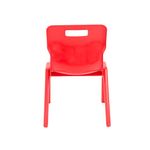 Titan One Piece Clsm Chair Red