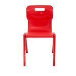 Titan One Piece Clsm Chair Red