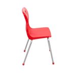 Titan 4 Leg Clsm Chair Red