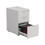Jemini 3 Drw Desk High White