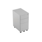 Jemini 3 Drw Mobile Pedestal Silver