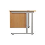 Jemini 3 Drw Fixed Ped Grey Oak