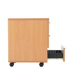 Jemini 3Drw Mobile Pedestal Beech
