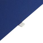 Jemini Straight Mtd Desk Screen Blue
