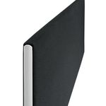 Jemini Straight Mtd Desk Screen Blk