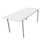 5 Star Rect Table 1800Mm White