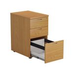 Jemini 3Drw Desk High Pedestal Noak