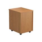 Jemini 3Drw Mobile Pedestal Nova Oak