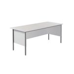 5 Star Rect 4 Leg Desk White