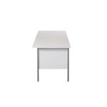 5 Star Rect 4 Leg Desk White