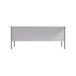 5 Star Rect 4 Leg Desk White