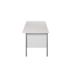 5 Star Rect 2 Drw Ped White