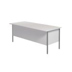 5 Star Rect 2 Drw Ped White