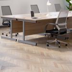 Jemini Single Rect Desk 800 Beech