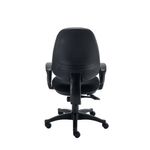 2 Lever Optr Chair Blk With Fxd Arms