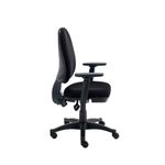 2 Lever Optr Chair Blk With Adj Arms