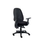 2 Lever Optr Chair Blk With Adj Arms