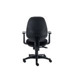 2 Lever Optr Chair Blk With Adj Arms
