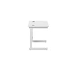 Jemini Single Rect Desk 800 White
