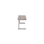 Jemini Rect Desk 1200 G/Oak/Silver