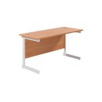 Jemini Rect Desk 1200 Beech/White