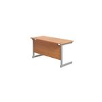 Jemini Single Rect Desk 1400 Beech