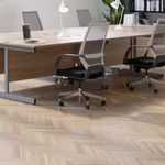 Jemini Single Rect Desk 1400 N/Oak