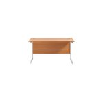 Jemini Single Rect Desk 1400 Beech