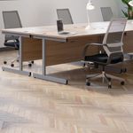 Jemini Single Rect Desk 1400 Beech