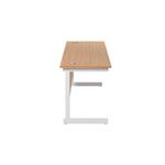 Jemini Single Rect Desk 1600 N/Oak