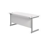 Jemini Single Rect Desk 1800 White