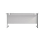 Jemini Single Rect Desk 1800 White