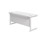 Jemini Single Rect Desk 1800 White