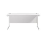 Jemini Single Rect Desk 1800 White