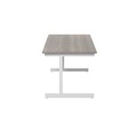 Jemini Rect Desk 1200 G/Oak/White