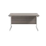 Jemini Rect Desk 1200 G/Oak/White