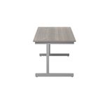 Jemini Single Rect Desk 1400 G/Oak